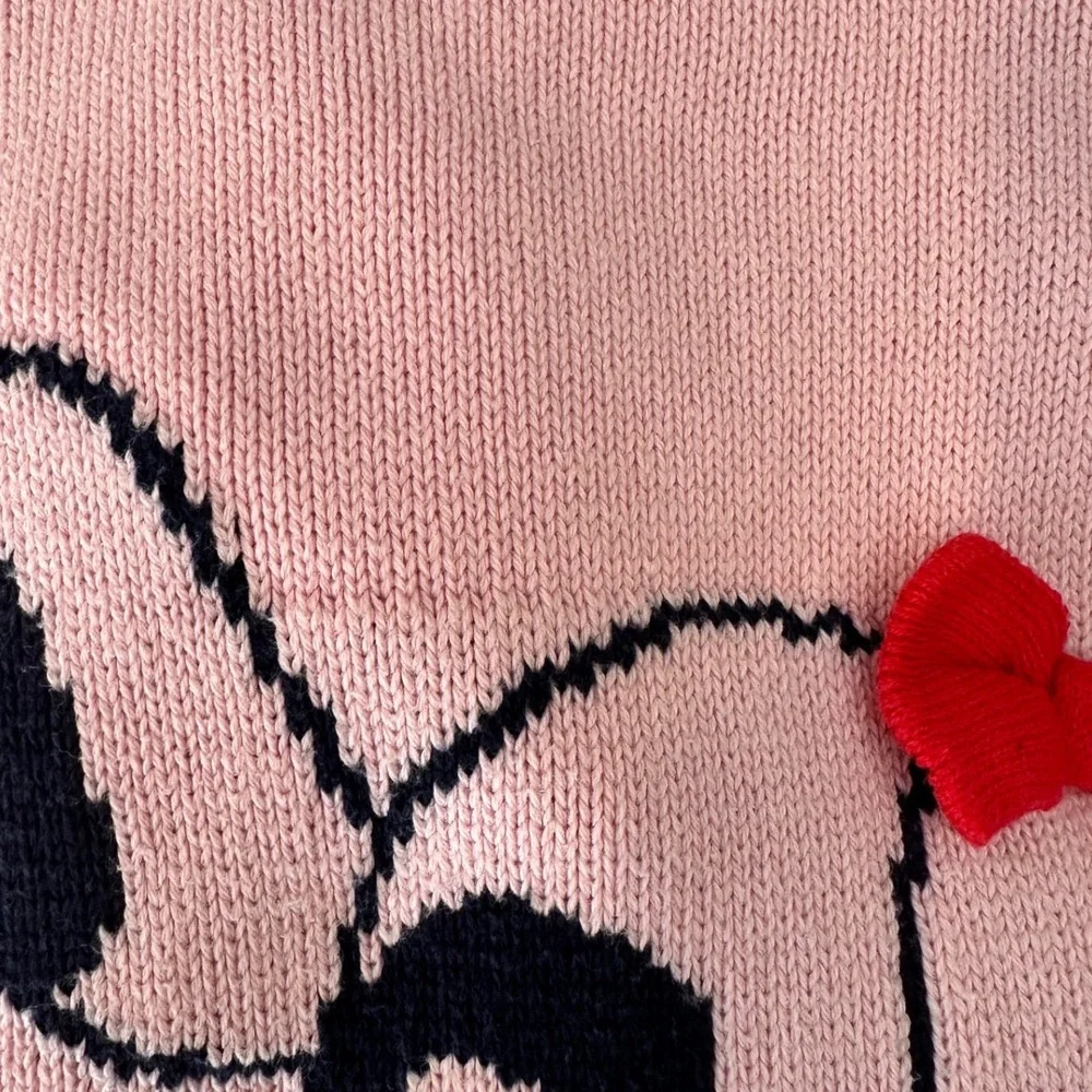 Gymboree Sweater Dress Pink Red Excellent 2T Toddler Girls